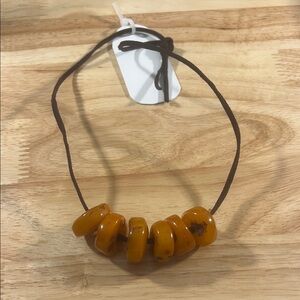 Amber Beaded Necklace